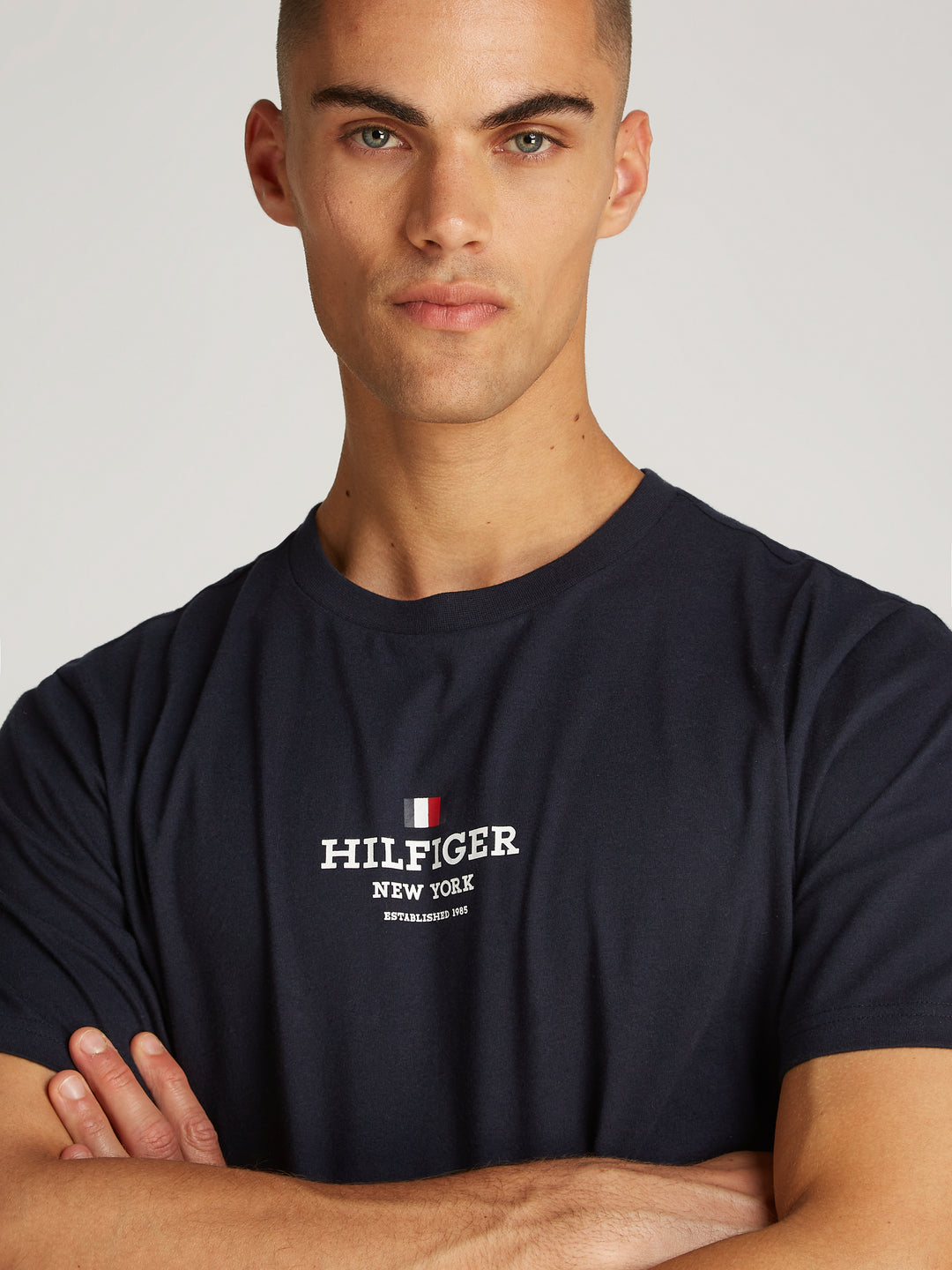 TH RWB HILFIGER TEE - NAVY