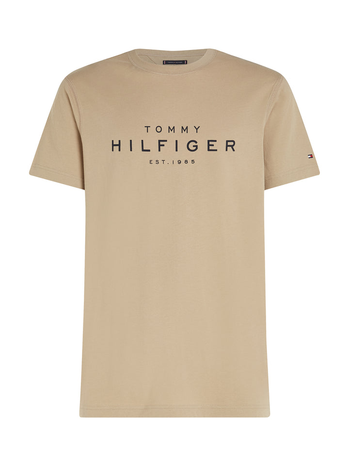 TH BIG HILFIGER TEE - SANDALWOOD