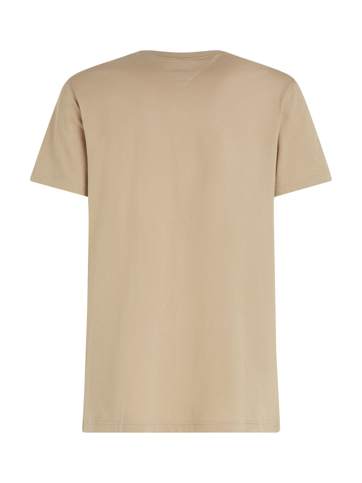 TH BIG HILFIGER TEE - SANDALWOOD