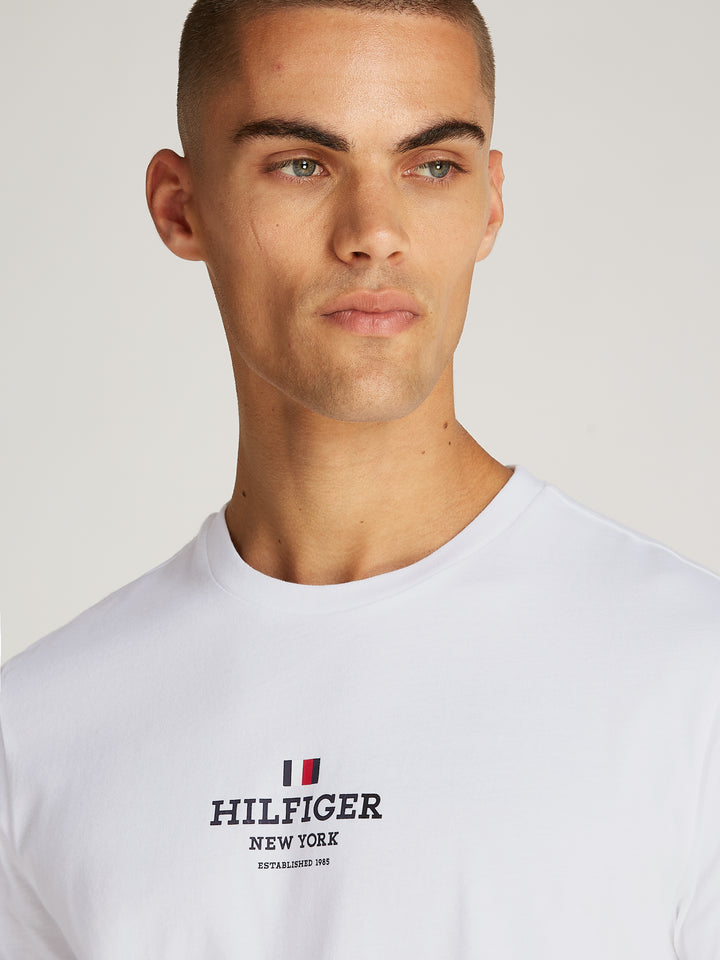 TH RWB HILFIGER TEE - WHITE