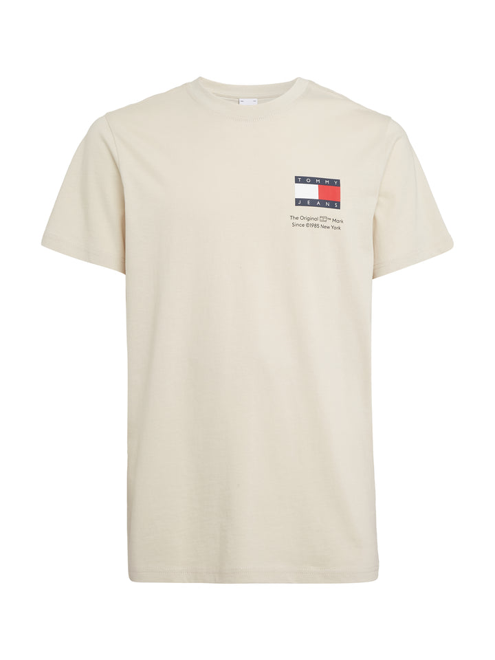 TJM SLIM ESSENTIAL FLAG TEE - NEWSPRINT