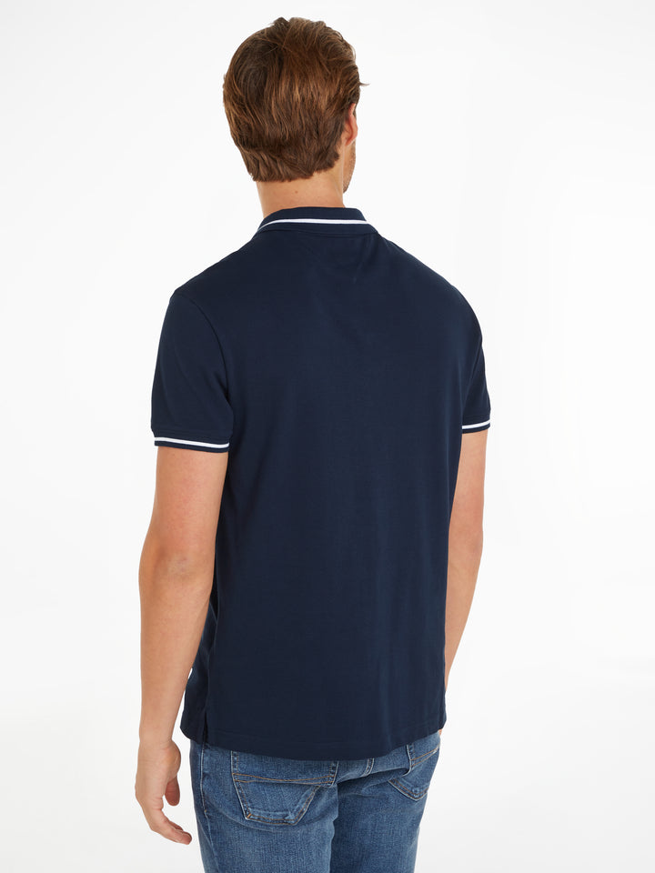 TJM REG TIPPING POLO - DARK NIGHT NAVY