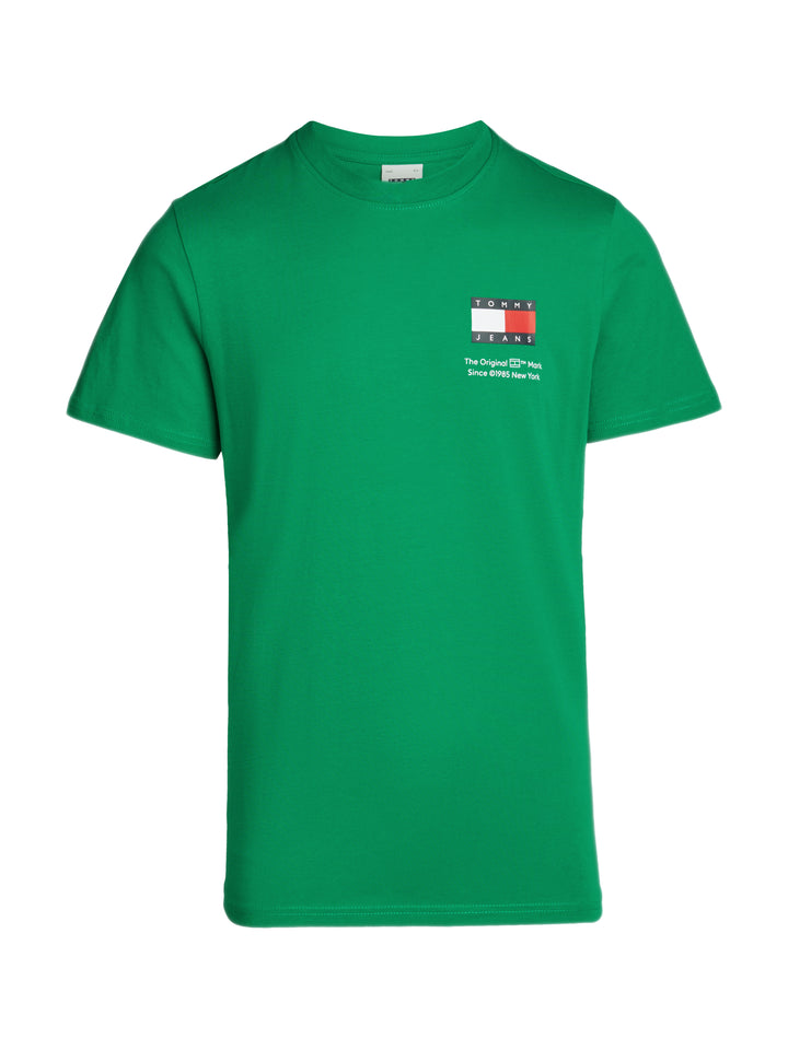 TJM SLIM ESSENTIAL FLAG TEE - GREEN