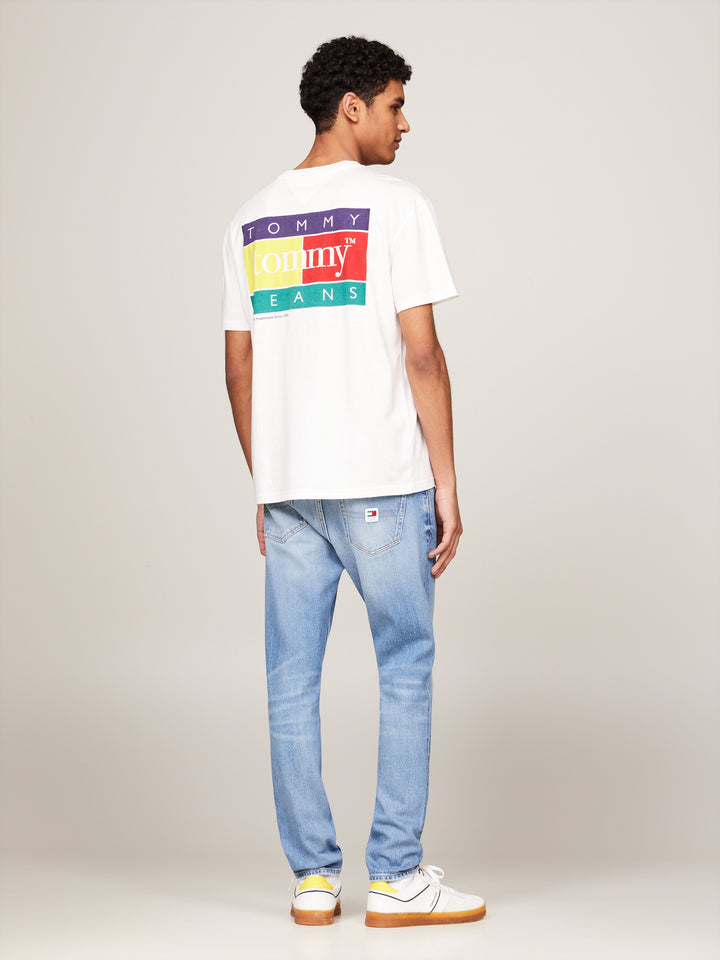 TJM REG POP COLOR FLAG TEE - ANCIENT WHITE