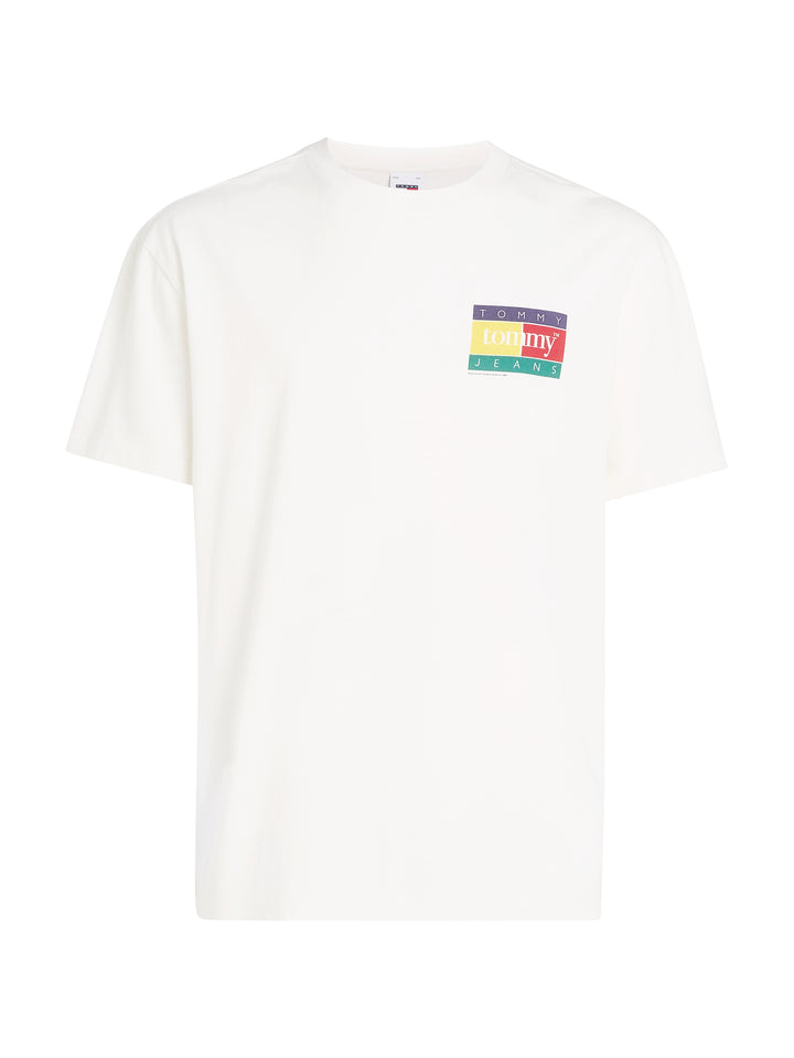 TJM REG POP COLOR FLAG TEE - ANCIENT WHITE