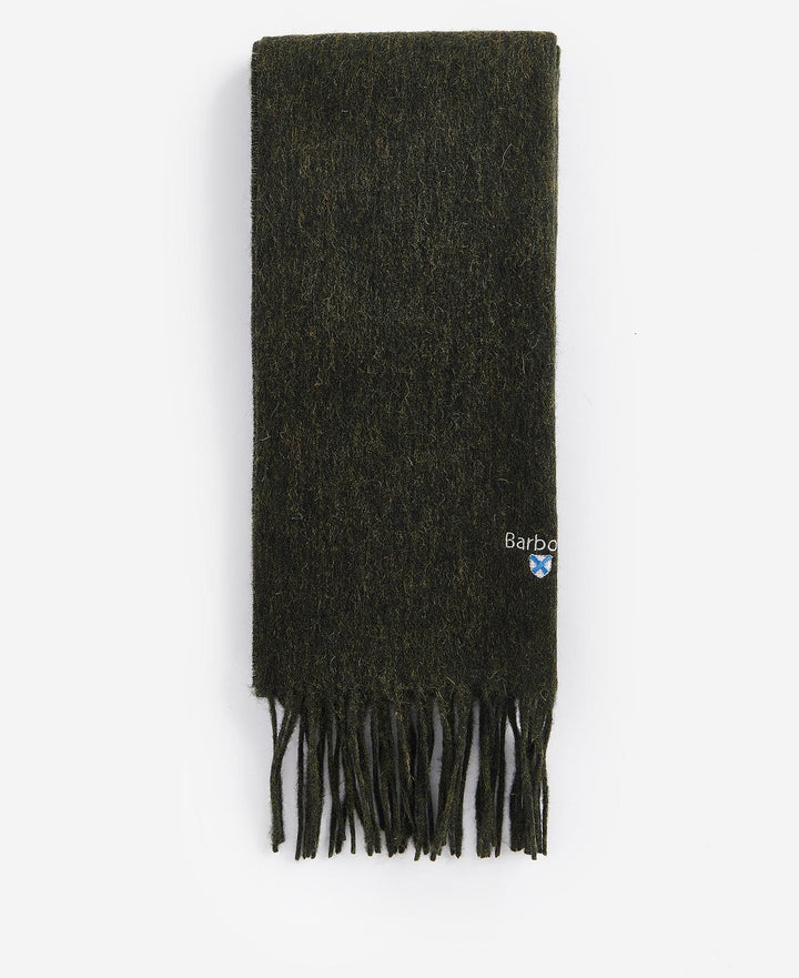 BARBOUR PLAIN LWOOL SCARF - SEAWEED