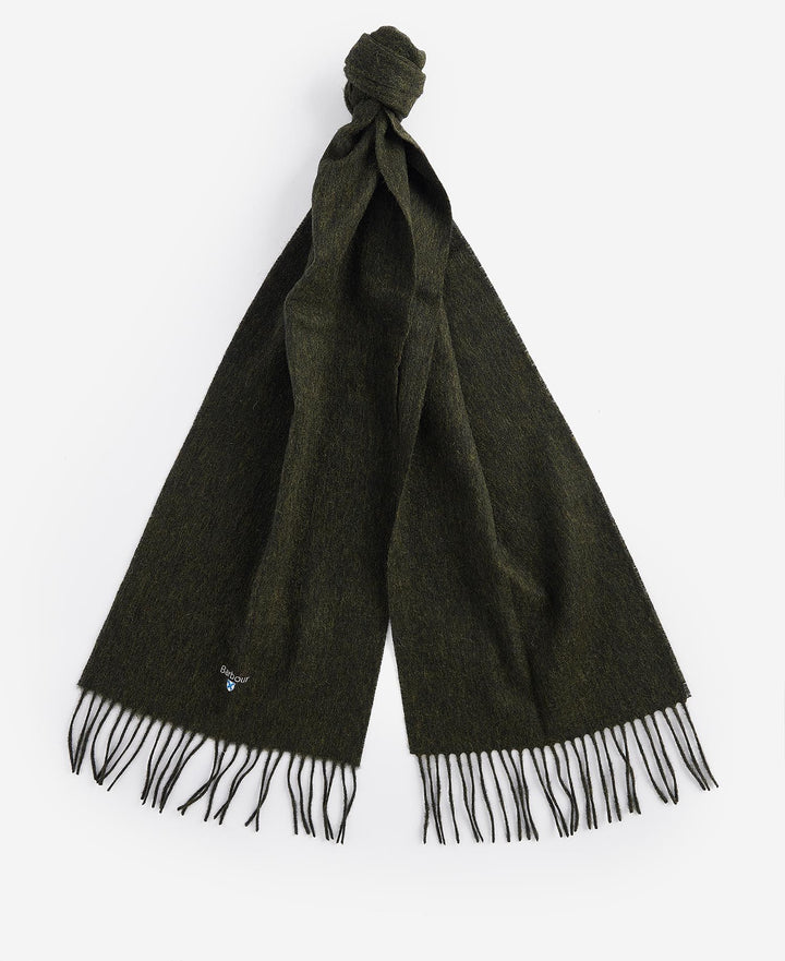 BARBOUR PLAIN LWOOL SCARF - SEAWEED