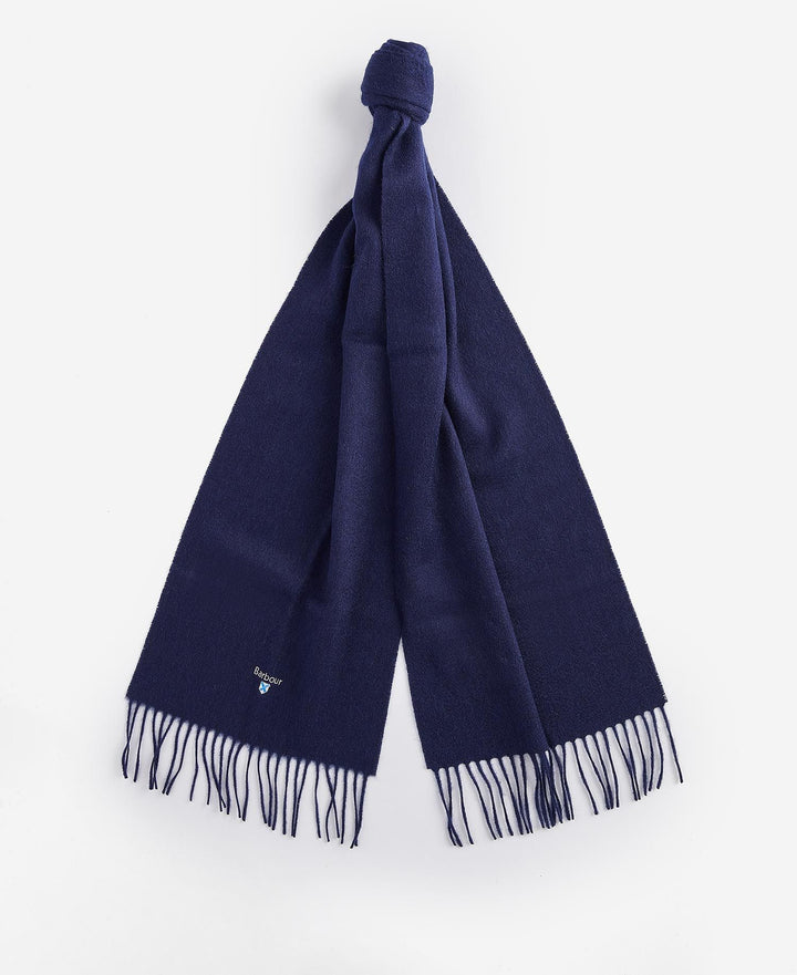 BARBOUR PLAIN LWOOL SCARF - NAVY