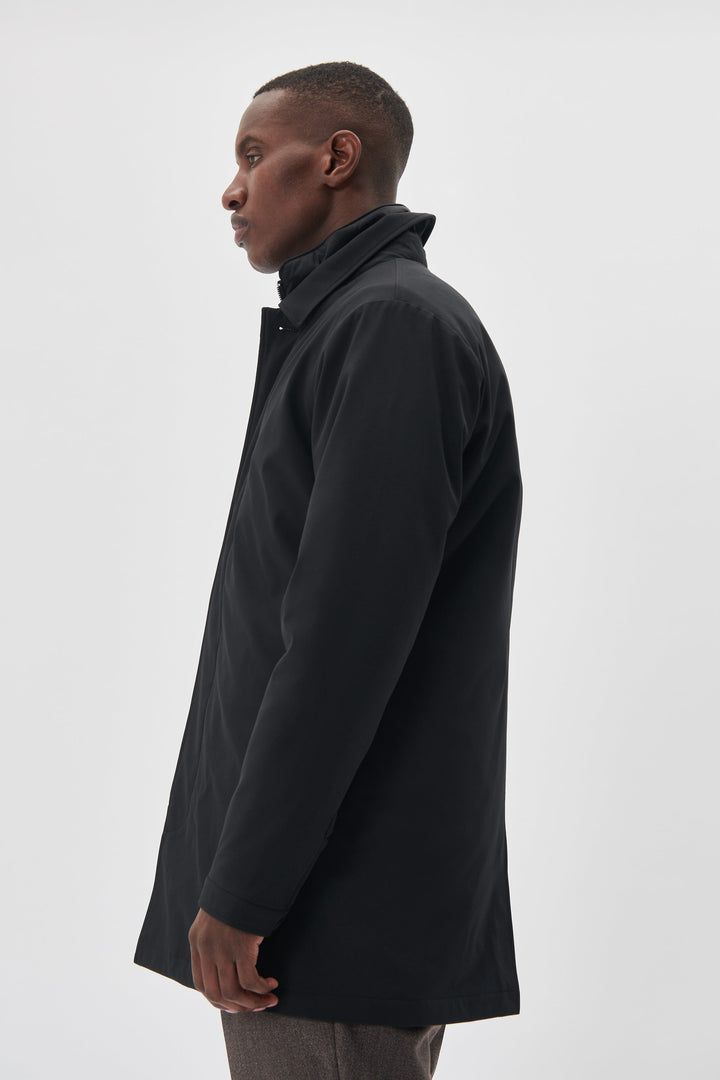 MANTINIQUE PHILMAN COAT - BLACK