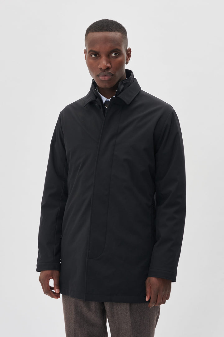 MANTINIQUE PHILMAN COAT - BLACK