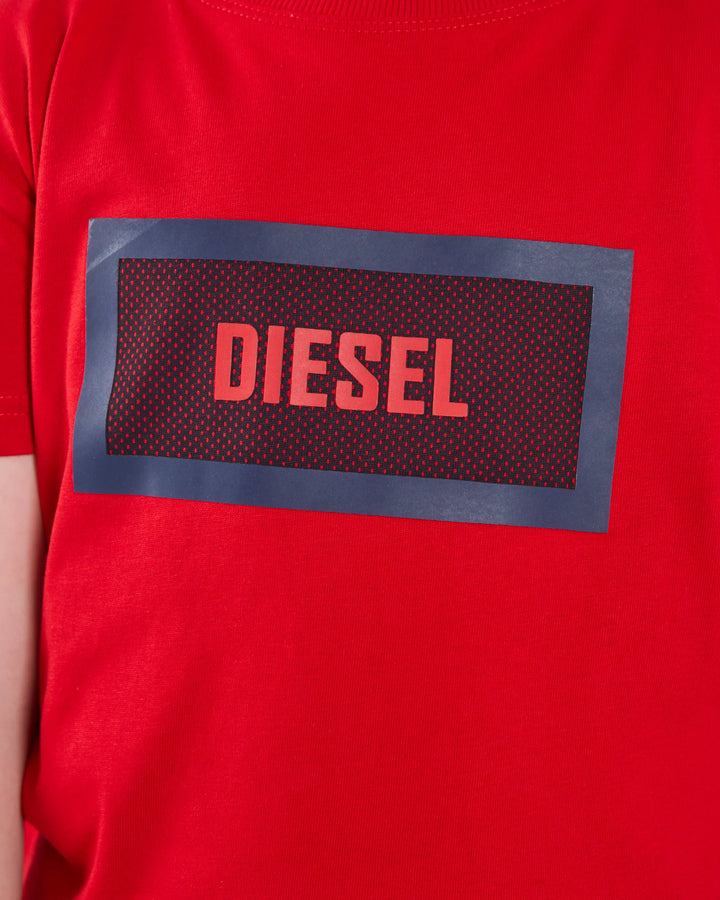 DIESEL BOYS CILLIAN TEE - RED