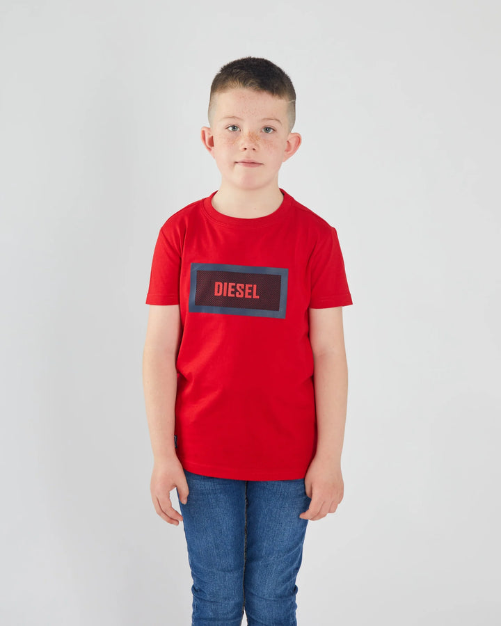 DIESEL BOYS CILLIAN TEE - RED