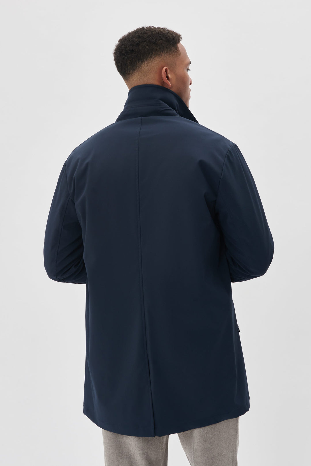 MANTINIQUE PHILMAN COAT - DARK NAVY