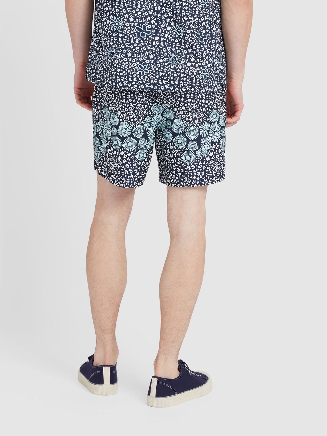 FARAH COLBERT FLOWER PRINT - NAVY