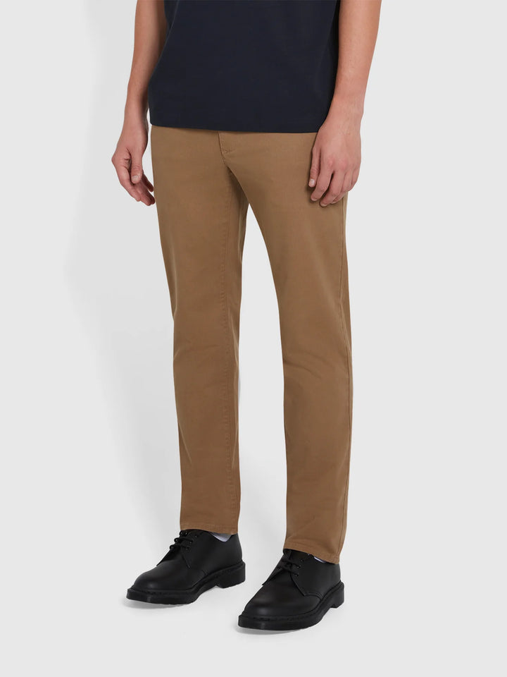 FARAH ELM SLIM CHINO - BEIGE