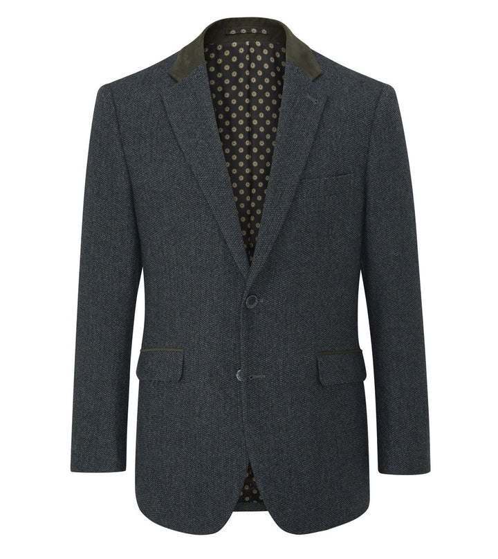 SKOPES TEAL NEWSAM TWEED JACKET