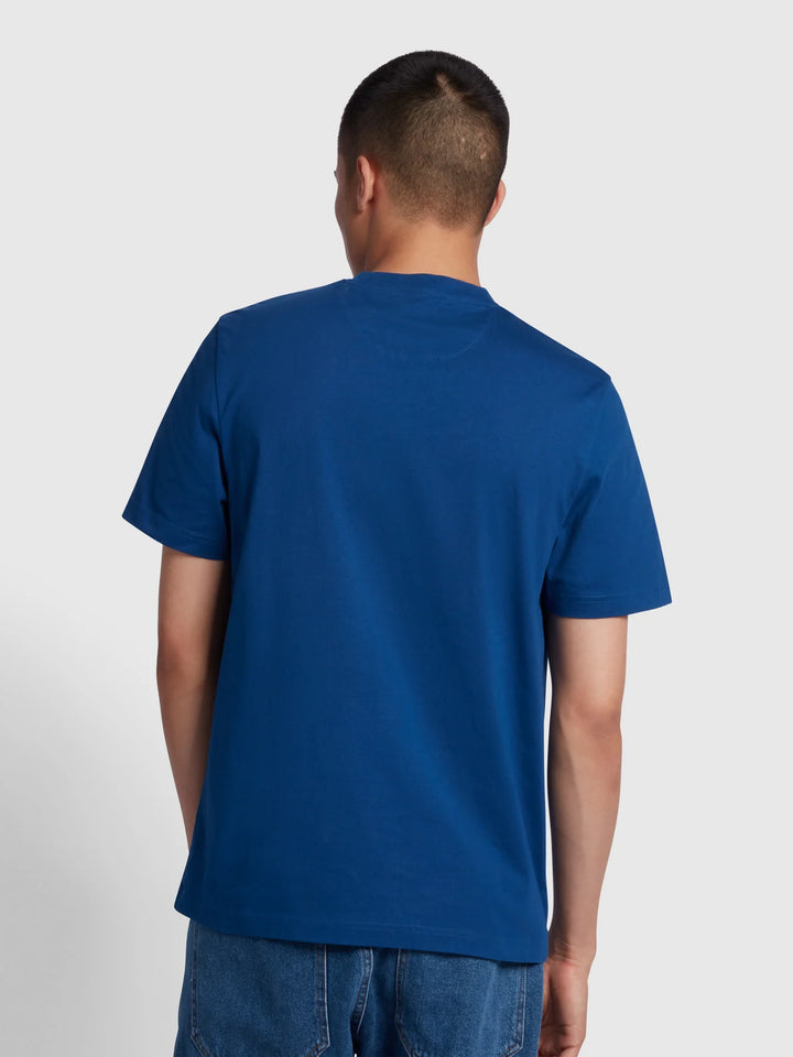 FARAH DANNY SS TEE - BLUE PEONY