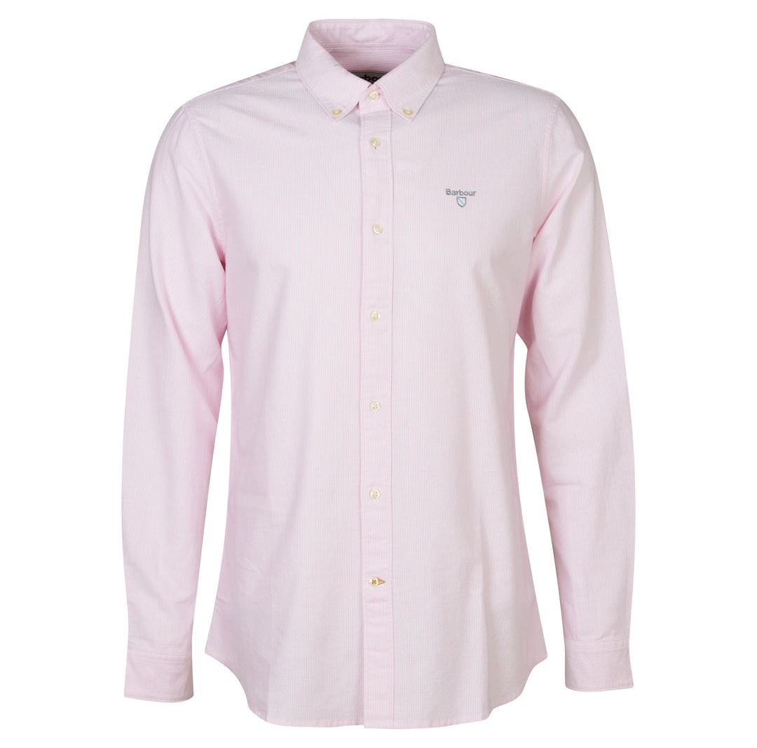 BARBOUR STRIPED OXTOWN SHIRT - PINK