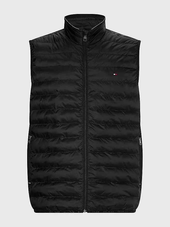 TH CORE PACKABLE GILET - BLACK